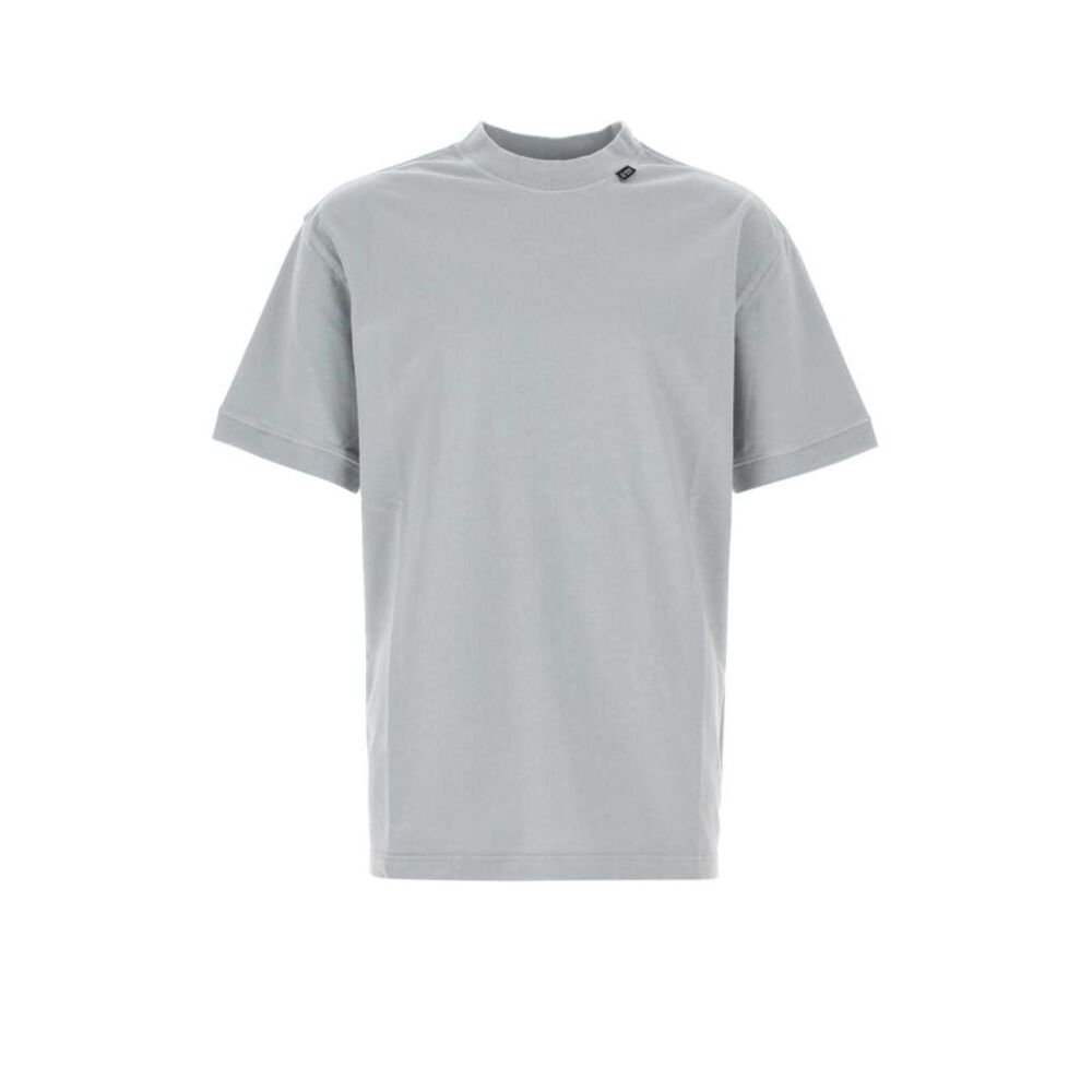 Prada Men Powder Blue Cotton T-Shirt